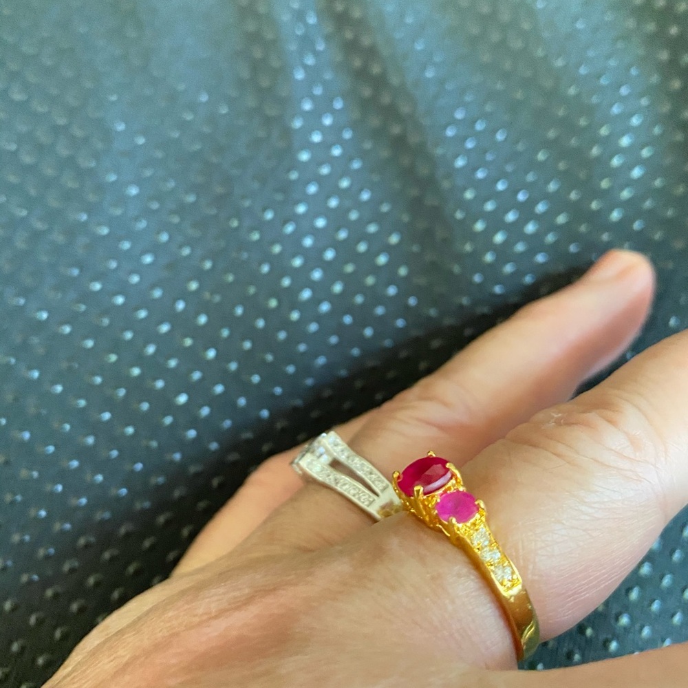 Gold Rings Ruby Rings Gold Ruby Rings Red Rings - image 7
